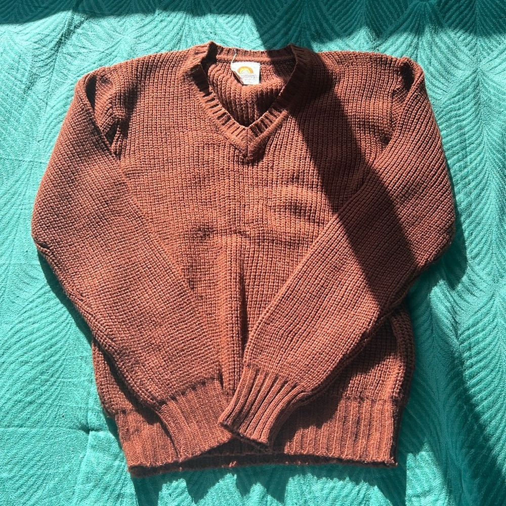 Orange Saturdays in California v-neck Sweater